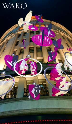 リアルとデジタルで体験する銀座・和光のクリスマス ウインドウディスプレイ