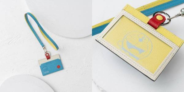 ラルコバレーノの革小物に「ドラえもん」カラーのアイテムが登場