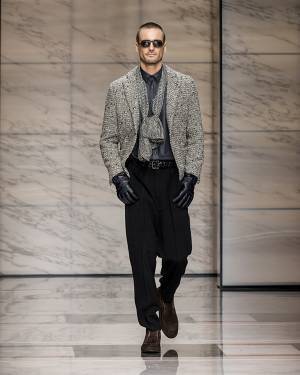 【ルック】ジョルジオ アルマーニがミラノで2023秋冬メンズコレクションを発表