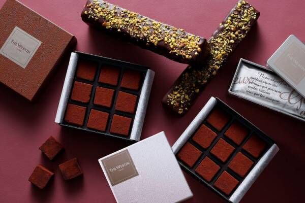 アールグレイやマールドシャンパーニュが香る生チョコレート。ウェスティンホテル東京が贈るバレンタインの季節だけの逸品