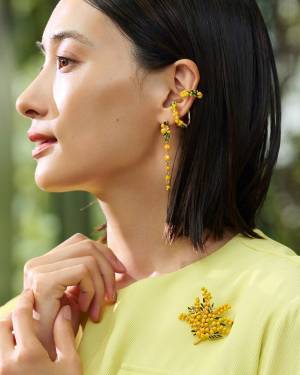 鮮やかなイエローカラーが春の訪れを感じる、ヴァンドームブティックの「ミモザコレクション」