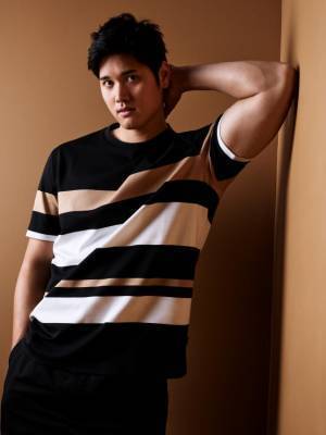 BOSSのアンバサダーを務める大谷翔平選手がBOSSの2023年春夏キャンペーンに登場