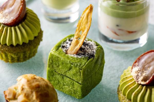 国産食材に抹茶を組み合わせて多様なマリアージュを楽しむ、コンラッド東京のアフタヌーンティー