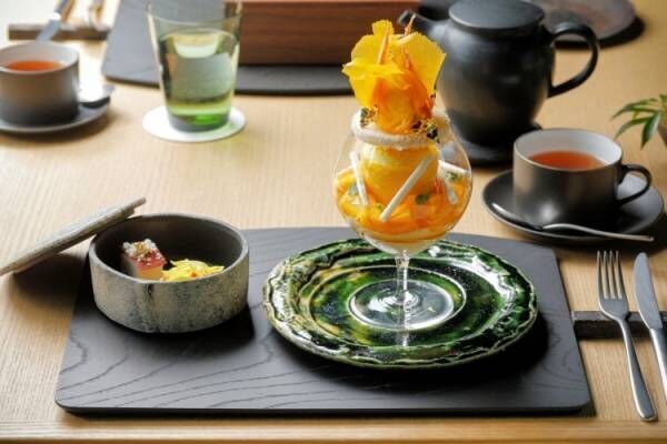 芳醇なマンゴーと京都のエッセンスが奏でるアートのようなアマン京都のマンゴーパフェ