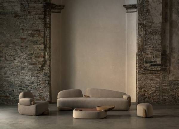 ロロ・ピアーナ・インテリアがミラノ・デザインウィークで発表した「アパチェタ」、サステナブルなアプローチで自然への賛辞を表現
