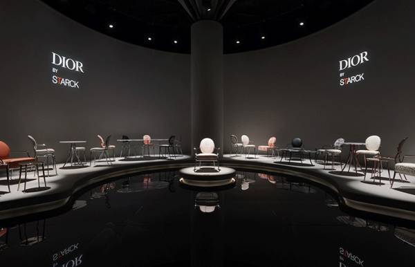 フィリップ・スタルクによるアームチェア「ムッシュ ディオール」とファーニチャーコレクションをミラノサローネで発表