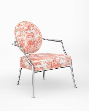 フィリップ・スタルクによるアームチェア「ムッシュ ディオール」とファーニチャーコレクションをミラノサローネで発表