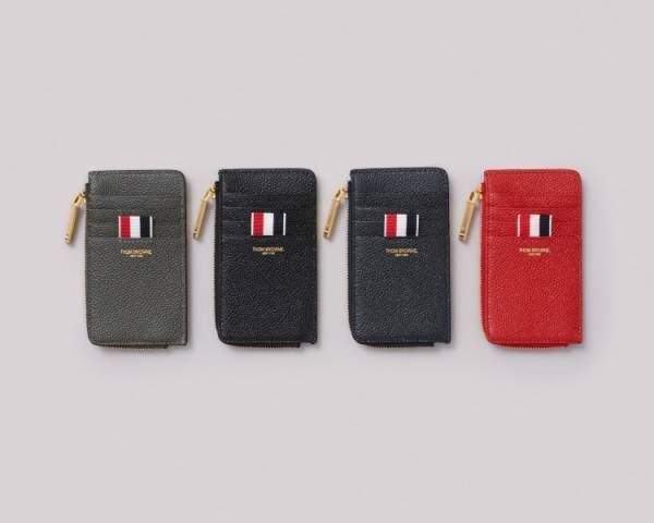 トム ブラウンから日本限定の財布3型が登場、新色のネイビーとレッドも展開