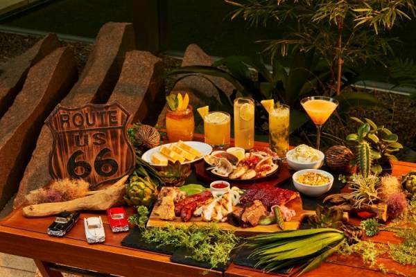 今年は本場の「アメリカンバーベキュー」がテーマ。グランド ハイアット 東京のテラス席限定のバーベキュープラン