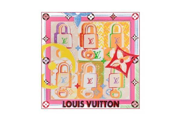 メゾンのアイコニックイラストやモチーフをクリエイティブにアレンジ! ルイ・ヴィトンから新作スクエアスカーフが登場