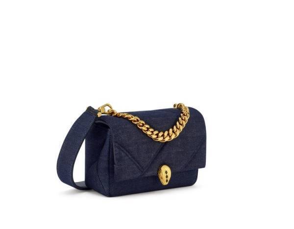 ブルガリからカボションカットにインスパイアされた「セルペンティ」のデニムバッグが日本限定で登場