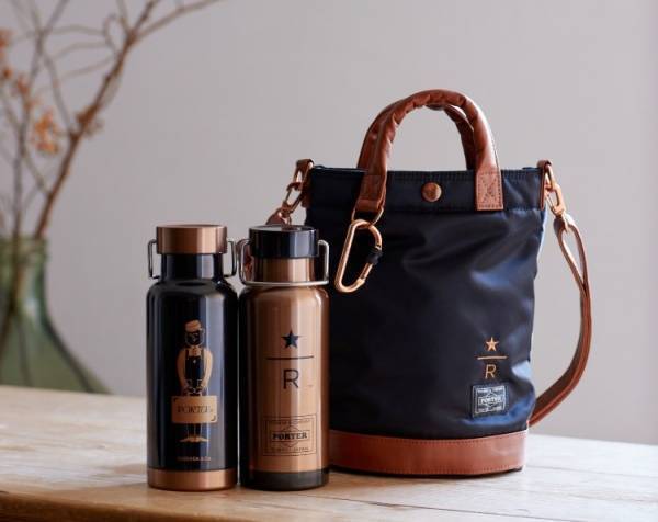 スターバックスとポーターが初のコラボ! 「お出かけしたくなる」バッグとボトルが登場