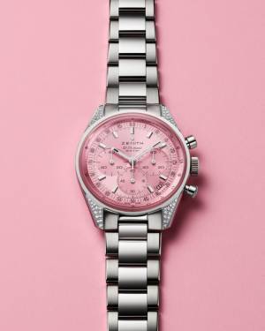 ゼニスが特別なタイムピース「クロノマスター オリジナル ピンク」をオークションに出品。乳がん撲滅のための国際的な支援へ全額寄付