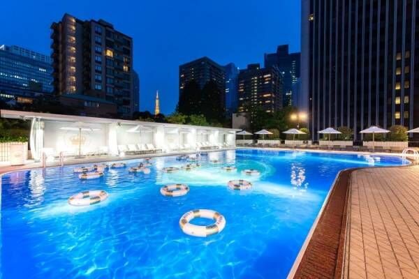 ANAインターコンチネンタルホテル東京 ガーデンプールがオープン。モエ・エ・シャンドンの世界観をイメージした空間に