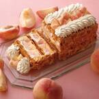 みずみずしい白桃をサクサクのパイ生地で贅沢にサンド。「KIHACHIの白桃パイ」が夏季限定で登場