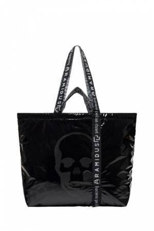 ルシアン ペラフィネとバッグブランド ラミダスがタッグ! 光沢感あるボディにスカルモチーフをマットな質感で配置