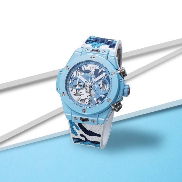 ウブロで常に高い人気を誇るカモフラージュモチーフをダイアルとストラップに採用した日本限定モデルが登場