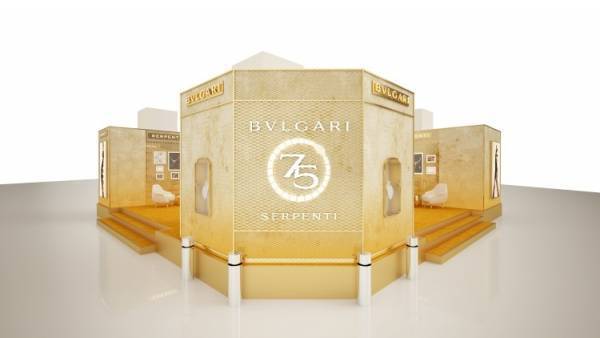 ブルガリがセルペンティ 75周年のポップアップを新宿伊勢丹1階ザ・ステージで開催