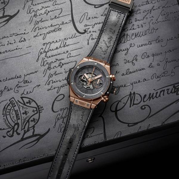 レザーとチタニウムの融合。ウブロとベルルッティのコラボによる洗練を纏った日本限定「ビッグ・バン ウニコ 」が登場