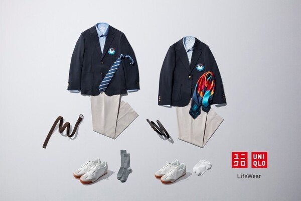 ユニクロが2025年大阪・関西万博の国連パビリオンのアテンダントユニフォームを提供。ジャケット&パンツは人気の「感動」素材を採用