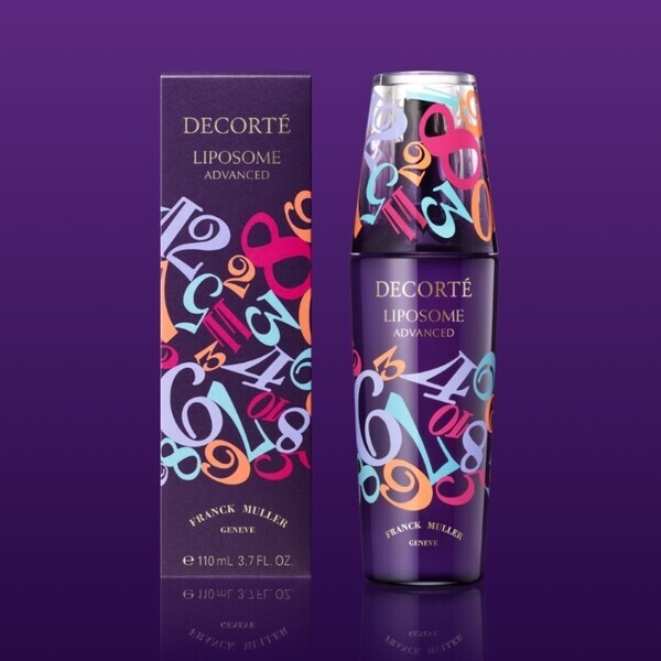 コスメデコルテとフランク ミュラーがコラボ! 「ビザン数字」が華やかな限定ボトルのリポソーム美容液が登場