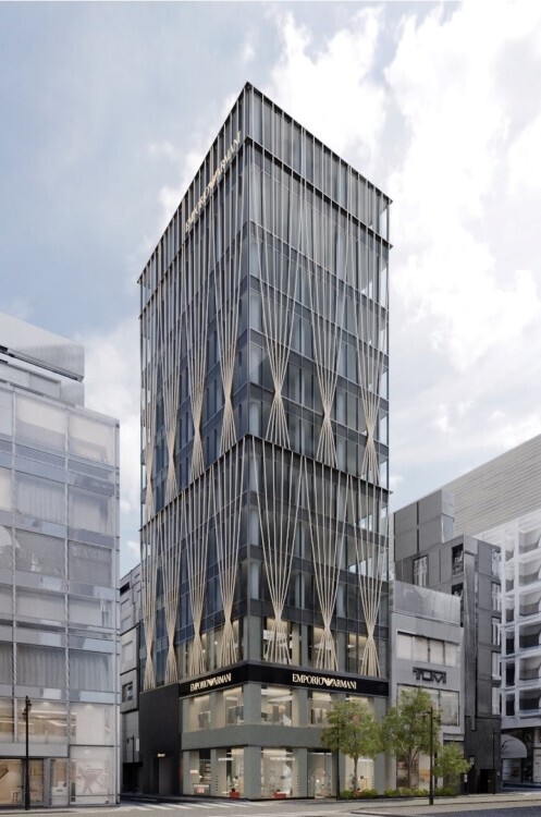 エンポリオ アルマーニが東京・銀座五丁目に旗艦店を6月にオープン。総面積900平方メートルを誇る国内最大級の規模に