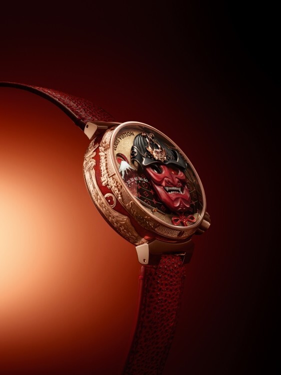 古代サムライの豊かで奥深い世界へ。ルイ・ヴィトンのウォッチメイキングアトリエが「タンブール ブシドウ·オートマタ」を発表