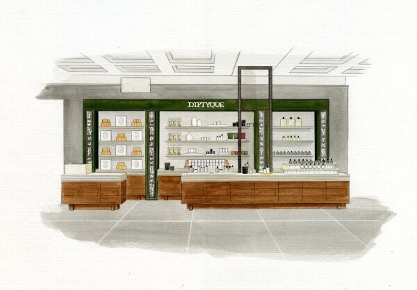 Diptyqueが銀座三越に新ブティックをオープン。17㎡に凝縮された“香りの建築”という体験