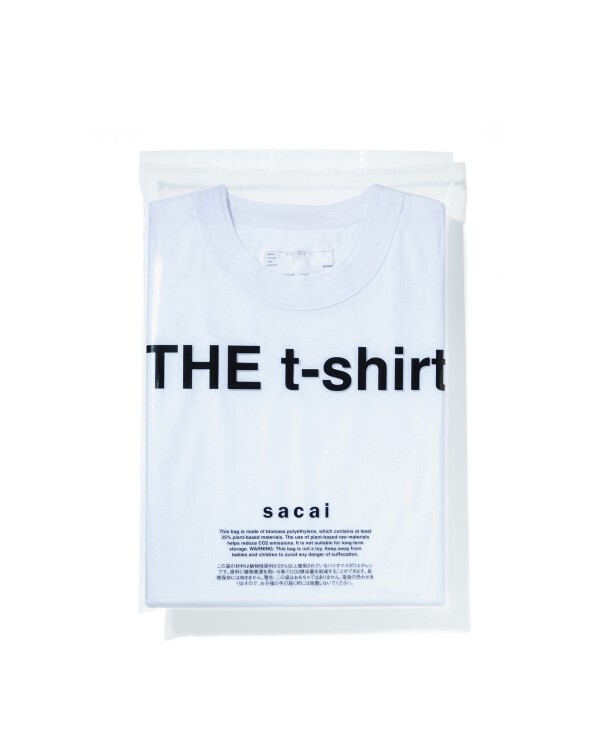 sacai「THE t-shirt」が再登場。ロングスリーブを加えた第2弾がAoyama限定で発売