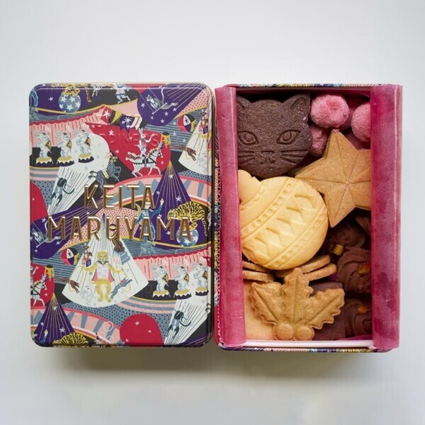 KEITA MARUYAMA “OMOTASE” PROJECT、人気の「CHAT NOIR」クッキー缶にハーフサイズが新登場