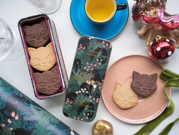 KEITA MARUYAMA “OMOTASE” PROJECT、人気の「CHAT NOIR」クッキー缶にハーフサイズが新登場