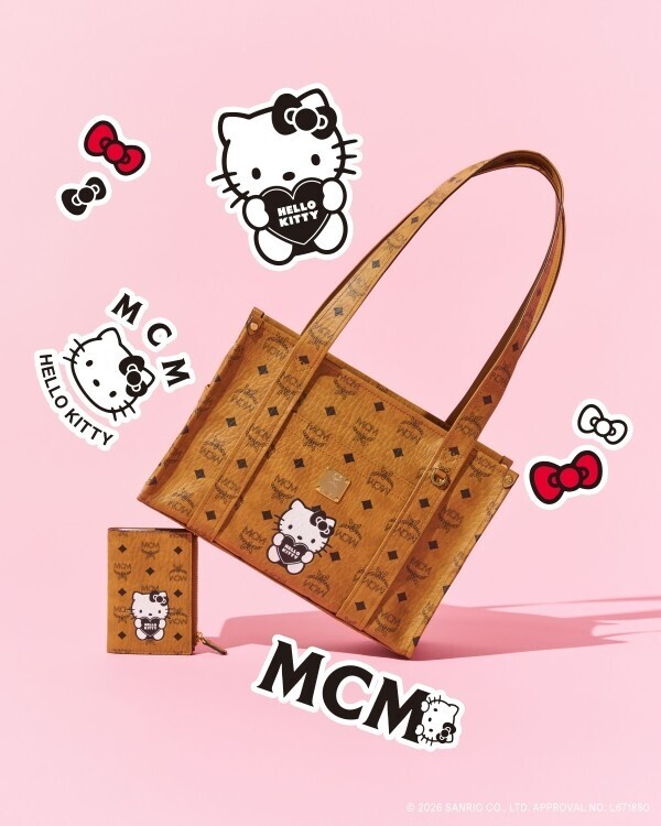 MCM × HELLO KITTY第2章。50周年を迎えるMCMが描く、新たなラグジュアリーの遊び心