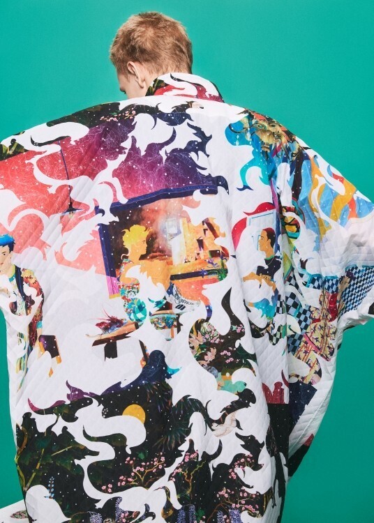アートが服になるのでも、服がアートになるのでもない──A-POC ABLE ISSEY MIYAKE × 松山智一「TYPE-XII」が生んだ新しい表現の構造