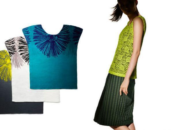 ミー イッセイ ミヤケ、4・5月の新作 - 春の花や緑をイメージしたトップスや小物など