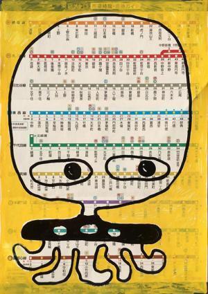 神出鬼没のグラフィティーアーティスト、UFO907の展覧会が東京・目黒で開催