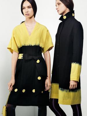 HaaT 16年春夏より4月の新作 - リネンを使用した軽やかなドレス、満月が浮かび上がる染物も