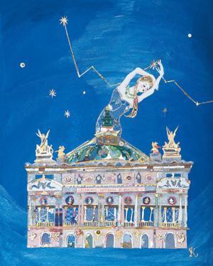 コラージュで夢物語を描く、イラストレーター長谷川洋子の個展 - レースや着物生地を用いて