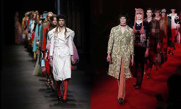 グッチ、2017年にウィメンズとメンズのファッションショーを統合