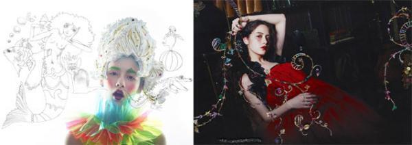 資生堂「マジョリカ マジョルカ」クリエーターによるヘア＆メーキャップ展、小松菜奈・玉城ティナがモデル