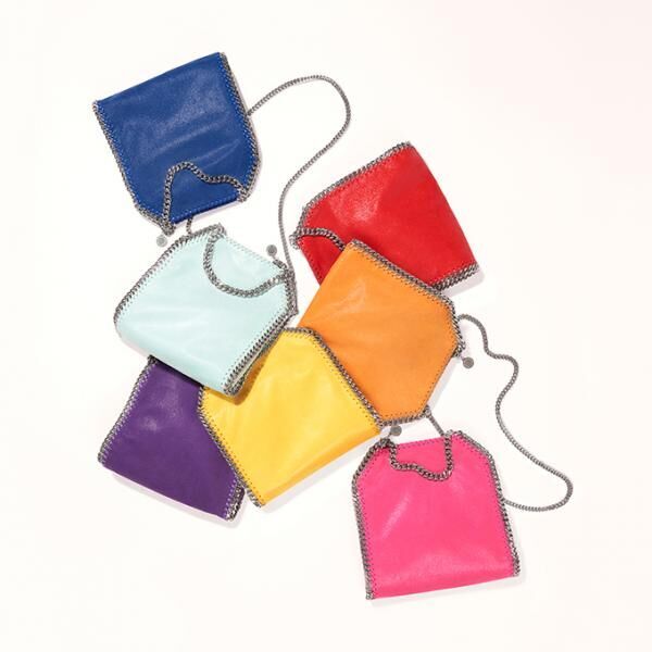 ステラ マッカートニーから7色の「レインボー ポップ ファラベラ コレクション」バッグや財布など