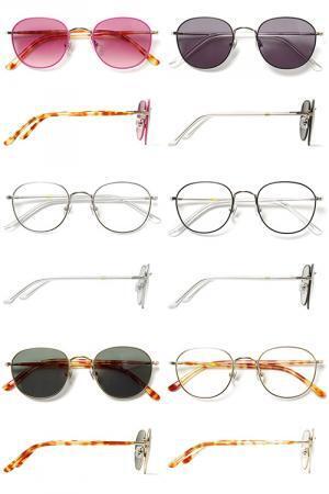 シスターが手掛ける「パール」の新作アイウェア - 軽量ボディを6種の色柄で展開