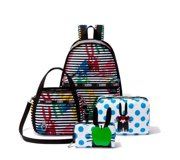 レスポートサック×ピーター・イェンセンに新作 - カラフルなラビットを描いたバッグ＆ポーチ