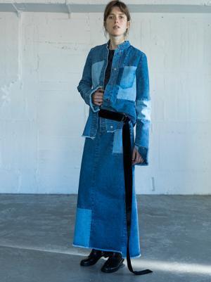 アカネ ウツノミヤ 2016年プレフォール新作 - カットオフデニムスカート、チョーカーなど