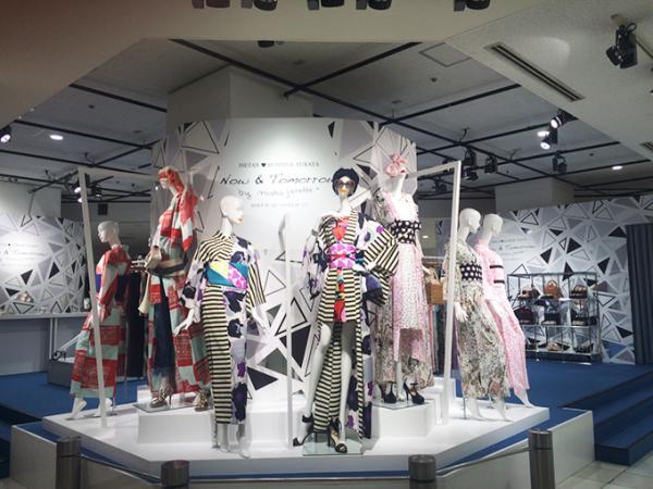 浴衣の新しい着こなしをミーシャ・ジャネットが提案 - 伊勢丹新宿店で限定イベント