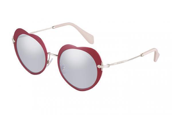 ミュウ ミュウ、新作アイウェアコレクション - レッドハートやギンガムチェックのフレーム