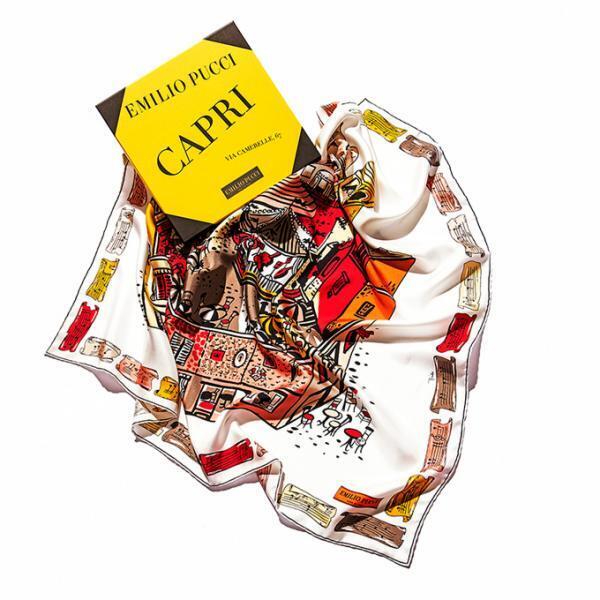 エミリオ・プッチのスカーフコレクション「Cities of the World」ヨーロッパの海の街