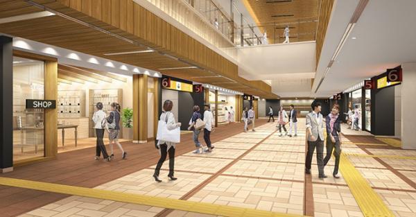 JR立川駅に新施設「エキュート立川 osoto」誕生 -「エキュート立川」2・3階も同時リニューアル