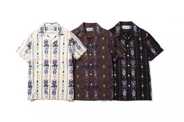 ワコマリア×ウルフズヘッドからハワイアンシャツ - モンスターグラフィック柄がインパクト大