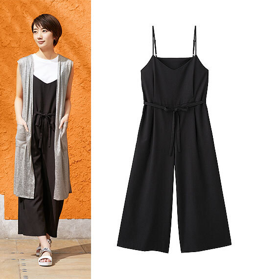 GUから新作キャミワンピースとコンビネゾン - サンダルと合わせた夏のコーディネートも紹介