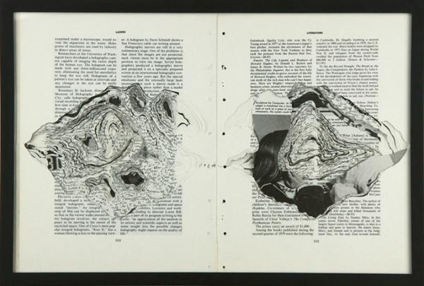 本や新聞をカットして彫刻へ - 安部典子約5年ぶりに個展を東京・神宮前で開催